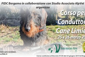 Corso di Abilitazione per Conduttore Cane Limiere – Bergamo 25 e 26 marzo 2023