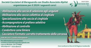 Programma Corsi Società Cacciatori di Bereguardo